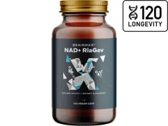 BrainMax NAD+ RiaGev® 750 mg | 100 rostlinných kapslí – energie a vitalita