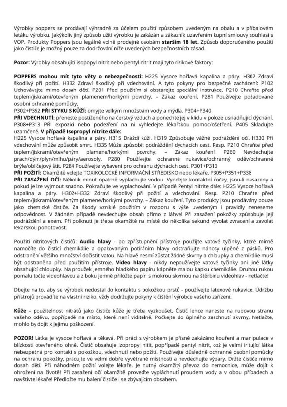 Poppers Jungle Juice Black Label - 30ml