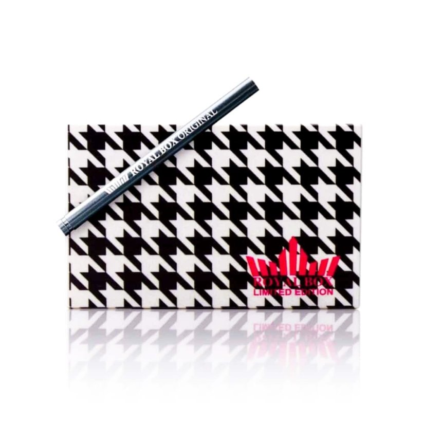 Royal Box Plastic Pepita White