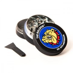 The Bulldog - kovová drvička Black - 3 časti - 40 mm