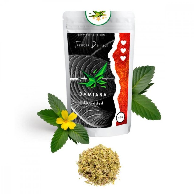 Damiana (Turnera diffusa) - Drcená Bylina - 40 g