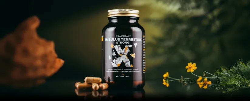 BrainMax Tribulus Terrestris Strong – maximální síla saponinů a protodioscinů, 60 rostlinných kapslí