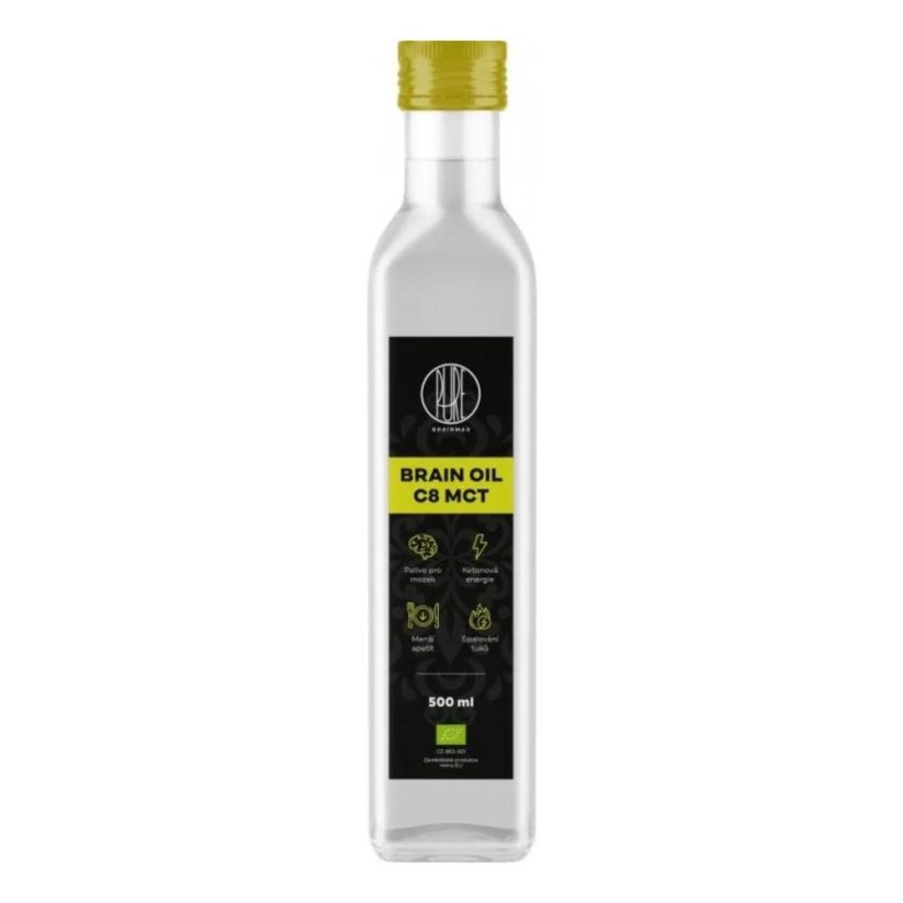 BrainMax Pure Brain MCT Oil C8 BIO - 500 ml