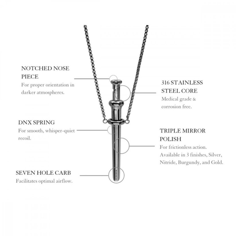 SNOGO - Exklusivní náhrdelník - Nitride (1.5 mm)