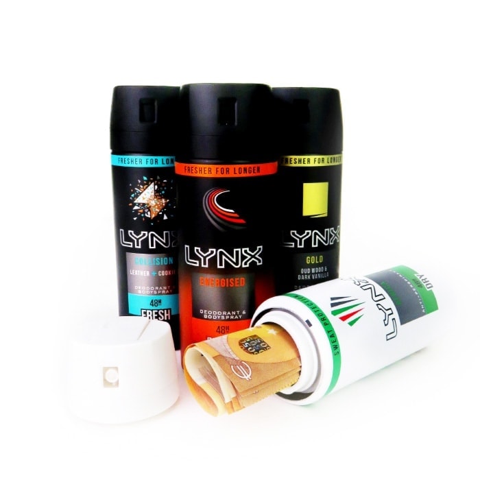Dezodorant v spreji Lynx - 150 ml - Tajný úložný box (Nižšia kvalita)