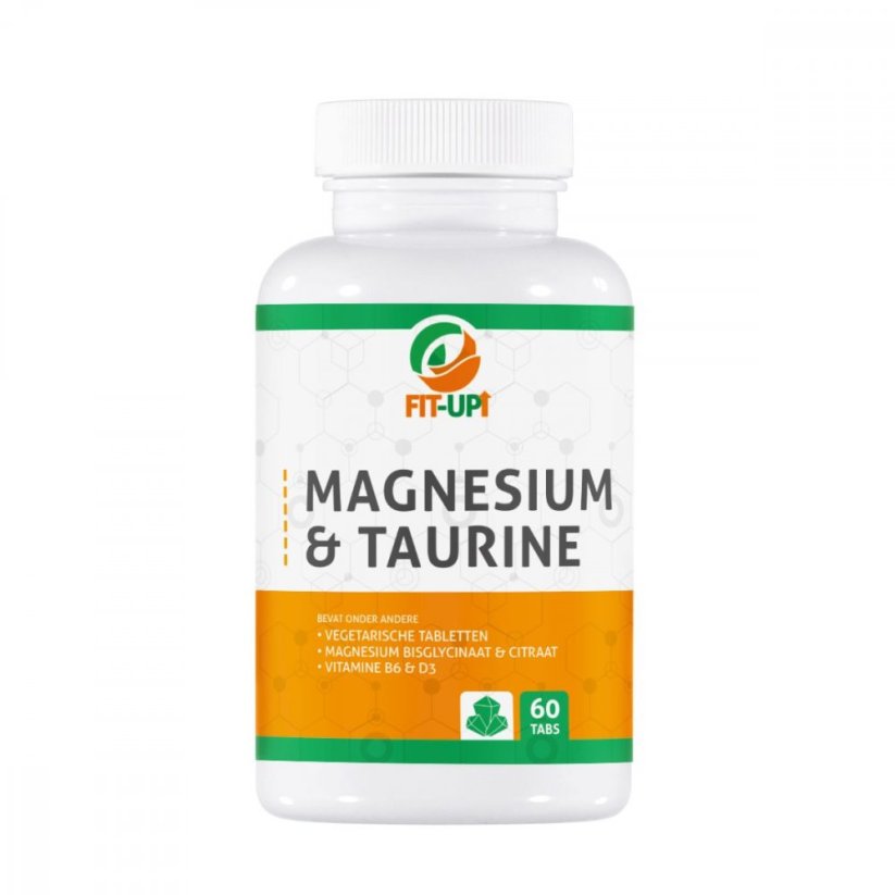 Magnesium & Taurin, B6, D3 | 60 Tabs - Fit-Up