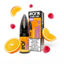 RIOT X Salt Orange & Raspberry Ice (Orange glacĂ©e & Framboise) 20mg â 10ml