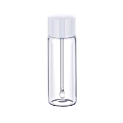 Bouteille en verre avec cuillère