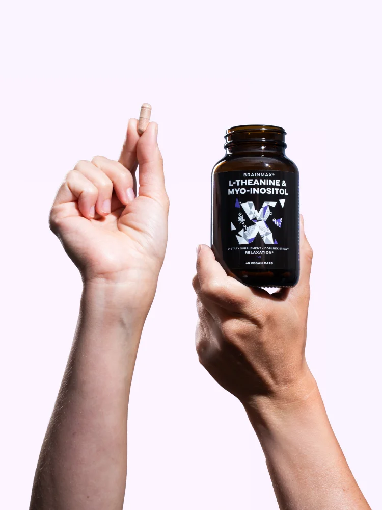 Brain Max Inositol BrainMax L-Theanine & Myo-Inositol – jasná myseľ, sústredenie a pokoj ...