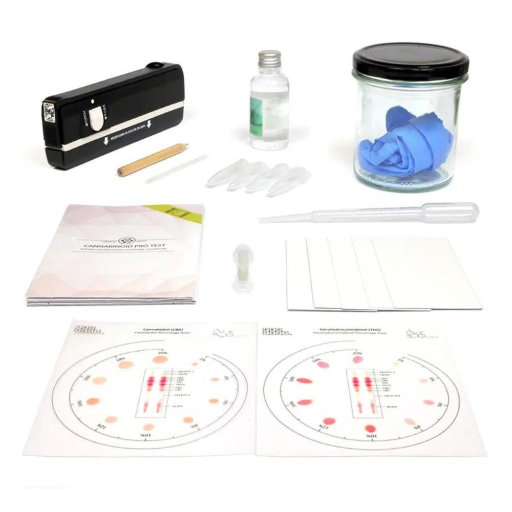 Cannabinoids Testovací sada (TLC) – PRO Test – Drogový test – % čistota