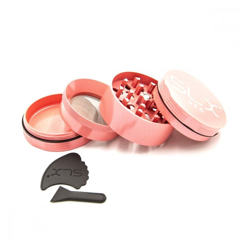 SLX Drtička Aluminium Non Sticky – Růžová – 4 části – 62 mm