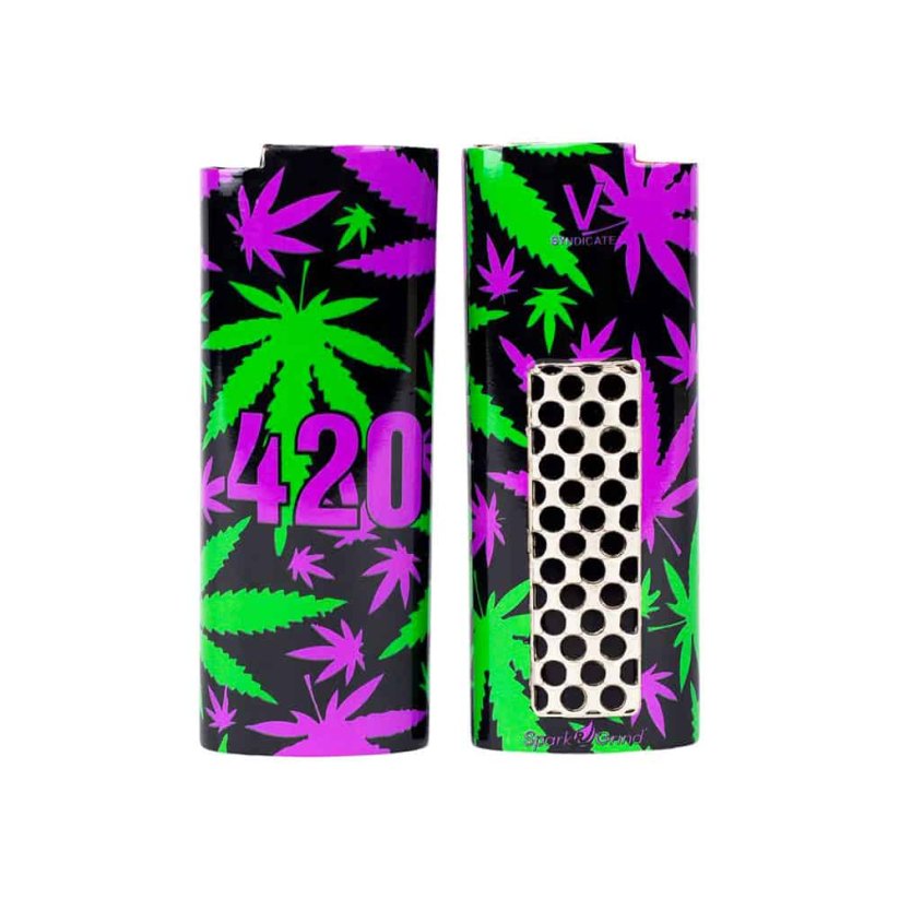 V Syndicate – Pouzdro na zapalovač s drtičkou – 420 Retro