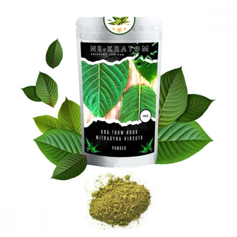 🌿 NE-KRATOM – Mitragyna Hirsuta – Prášek