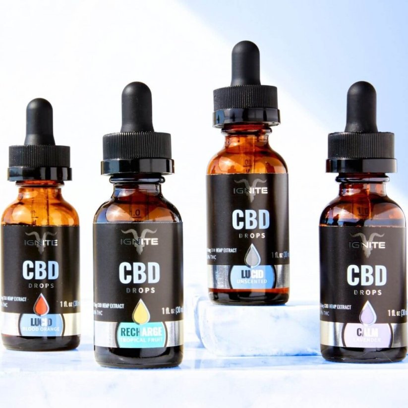 Co je Ignite CBD Drops – "LUCID" – Blood Orange?