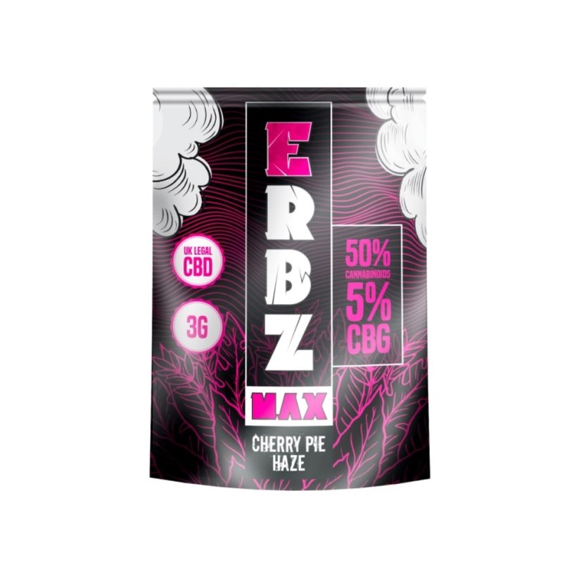 Co je ERBZ Cherry Pie Max – 45% CBD & 5% CBG – Třešňový koláč?