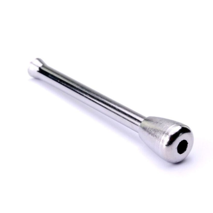 Šňupací trubička – Chrome – Stříbrná