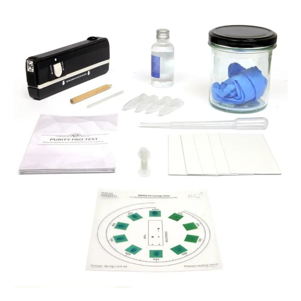 MDMA Testovací sada (TLC) – PRO Test – Drogový test – % čistota
