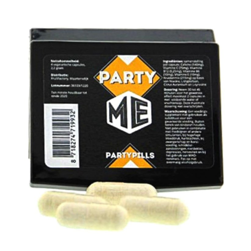 ME Party pills – energy kapsle – na party