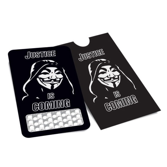 Drtící / Katrovací karta - ANONYMOUS